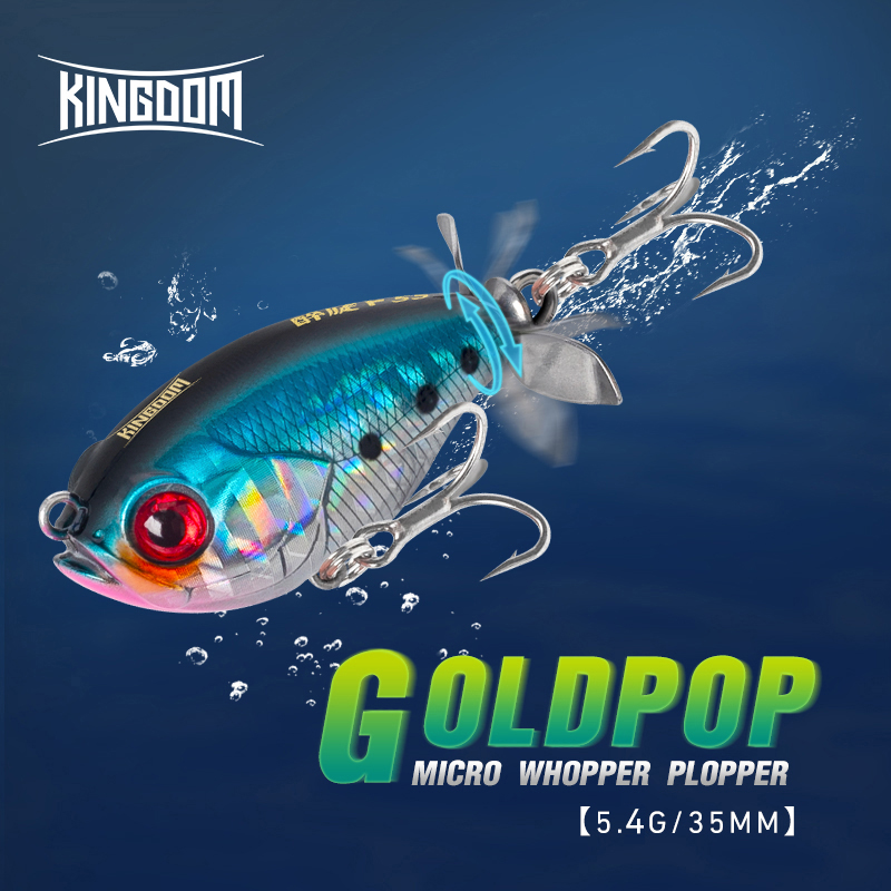 Fishing Lure Soft Plastic - Kingdom Propeller Topwater Popper Fishing Lure