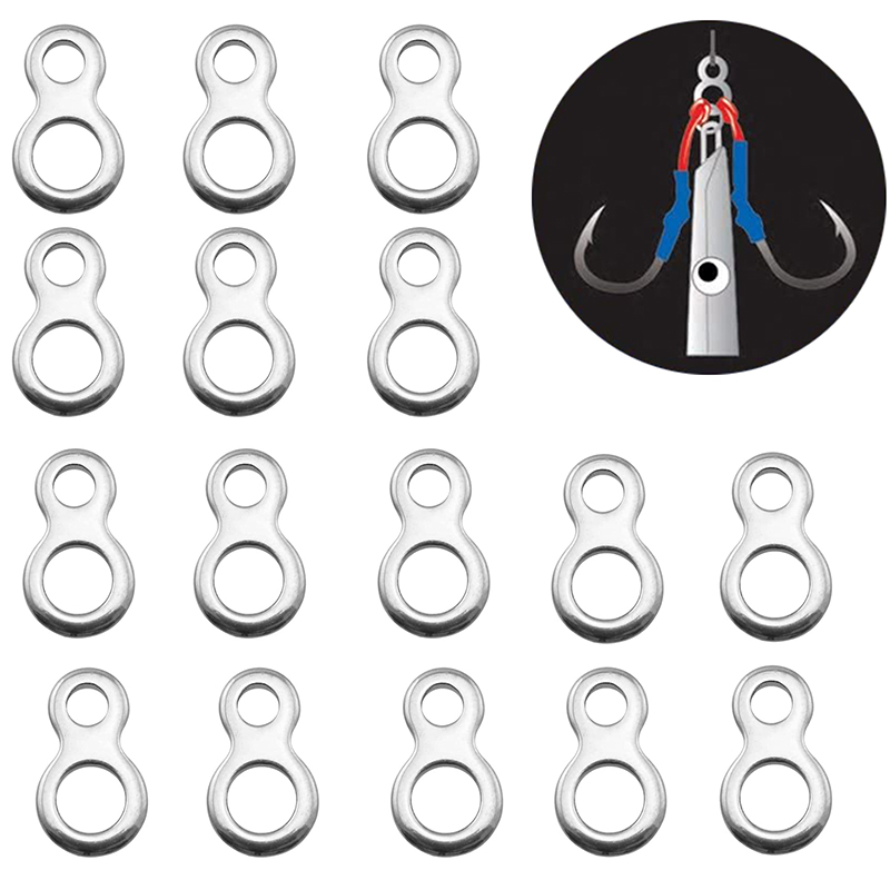 Fishing Lure Accessories - 10-50 szt. Ze stali nierdzewnej z