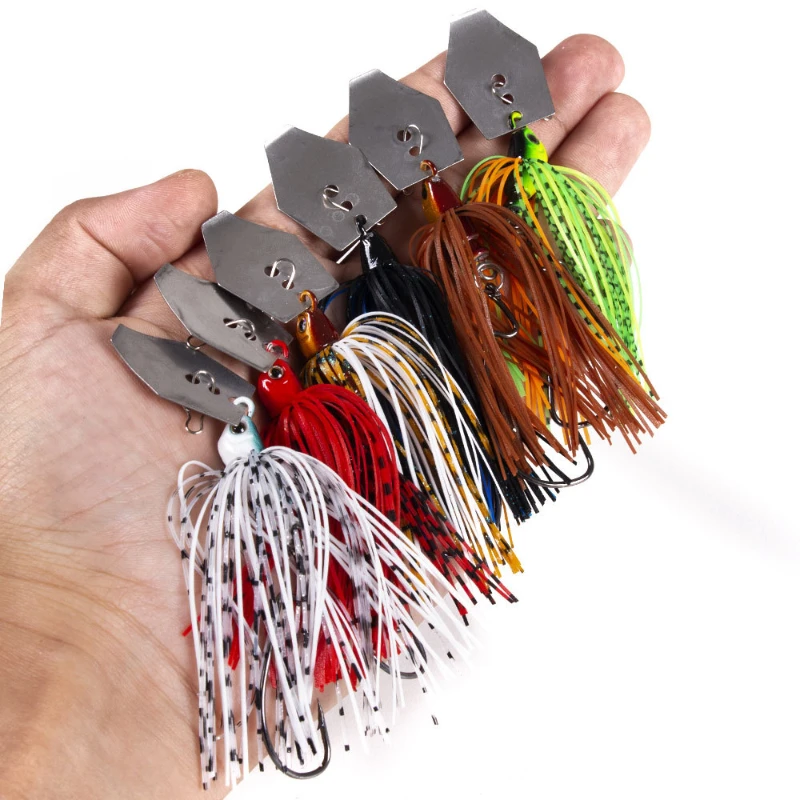 Fishing Lure Swimbait - 6 sztuk/zestaw Chatterbait zestaw przynęt wędkarskich