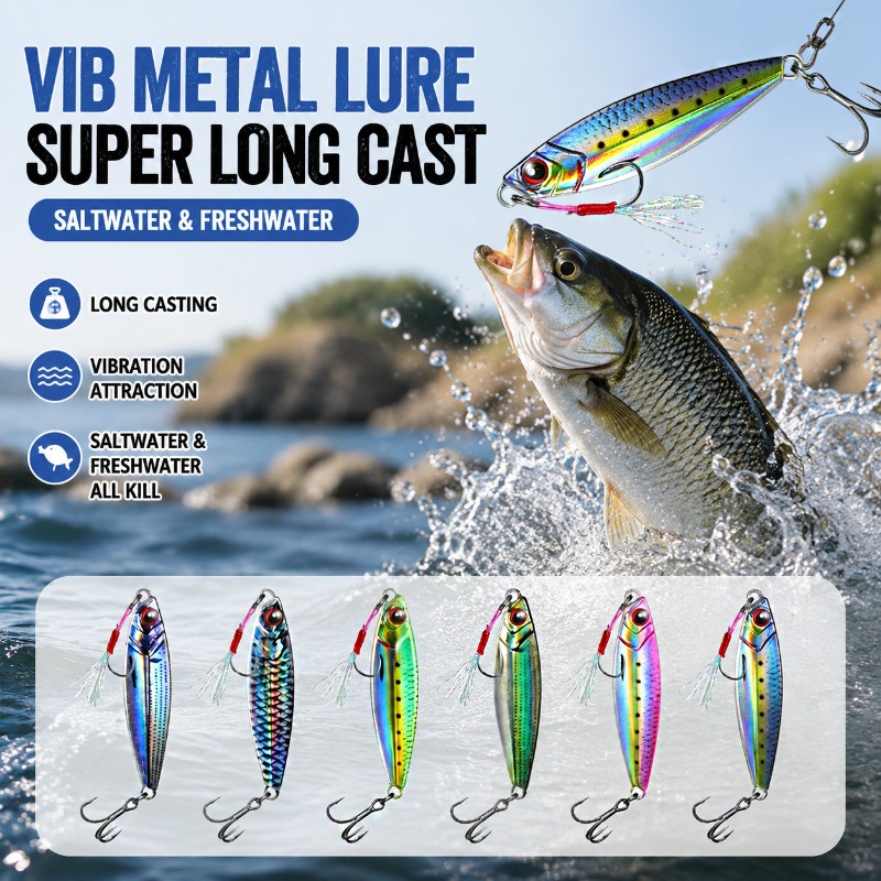 Metalowa przynęta wędkarska VI – Fishing Lure Blade Bait recenzja i cena
