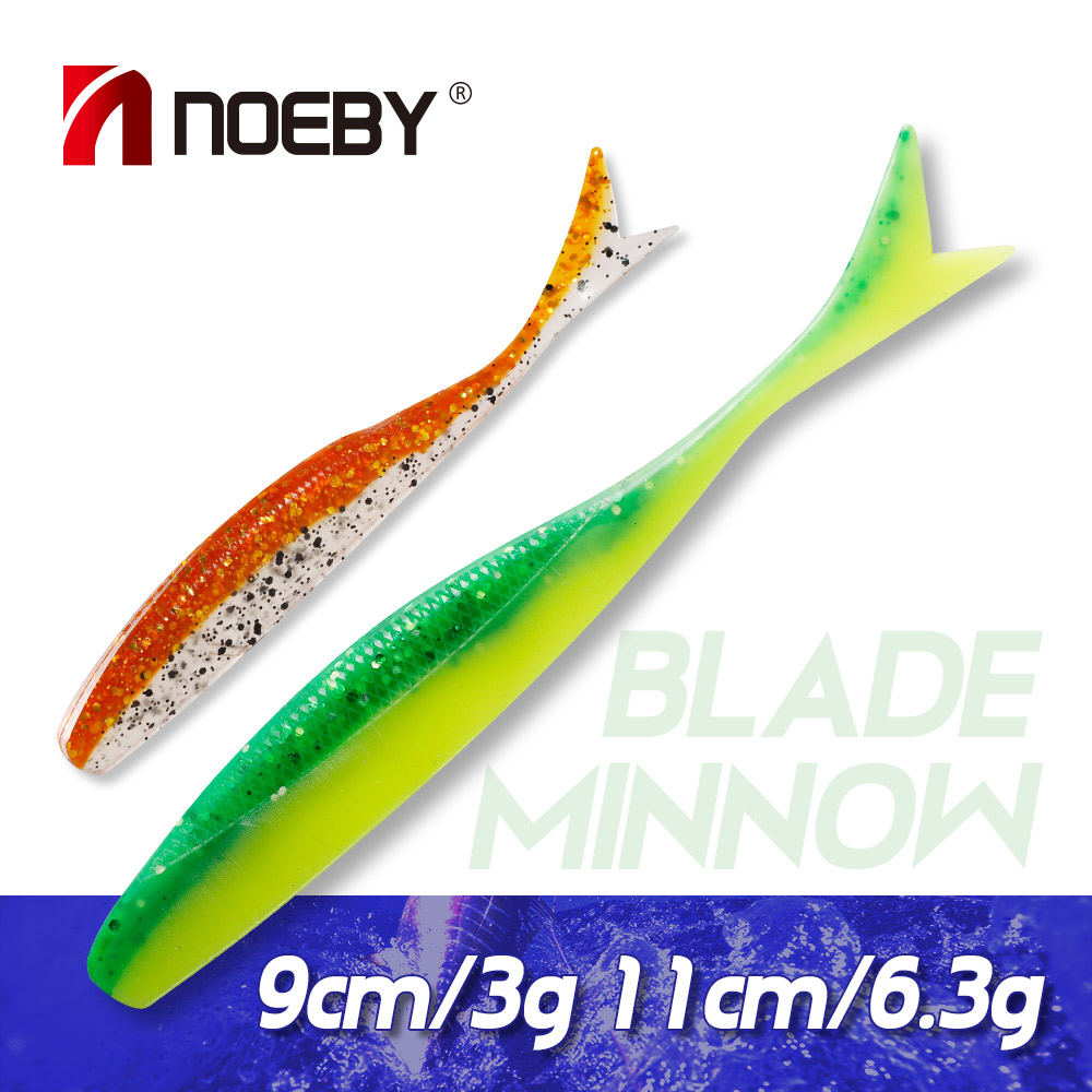 NOEBY Soft Lure Blade Minnow 9 – Fishing Lure Blade Bait recenzja i cena
