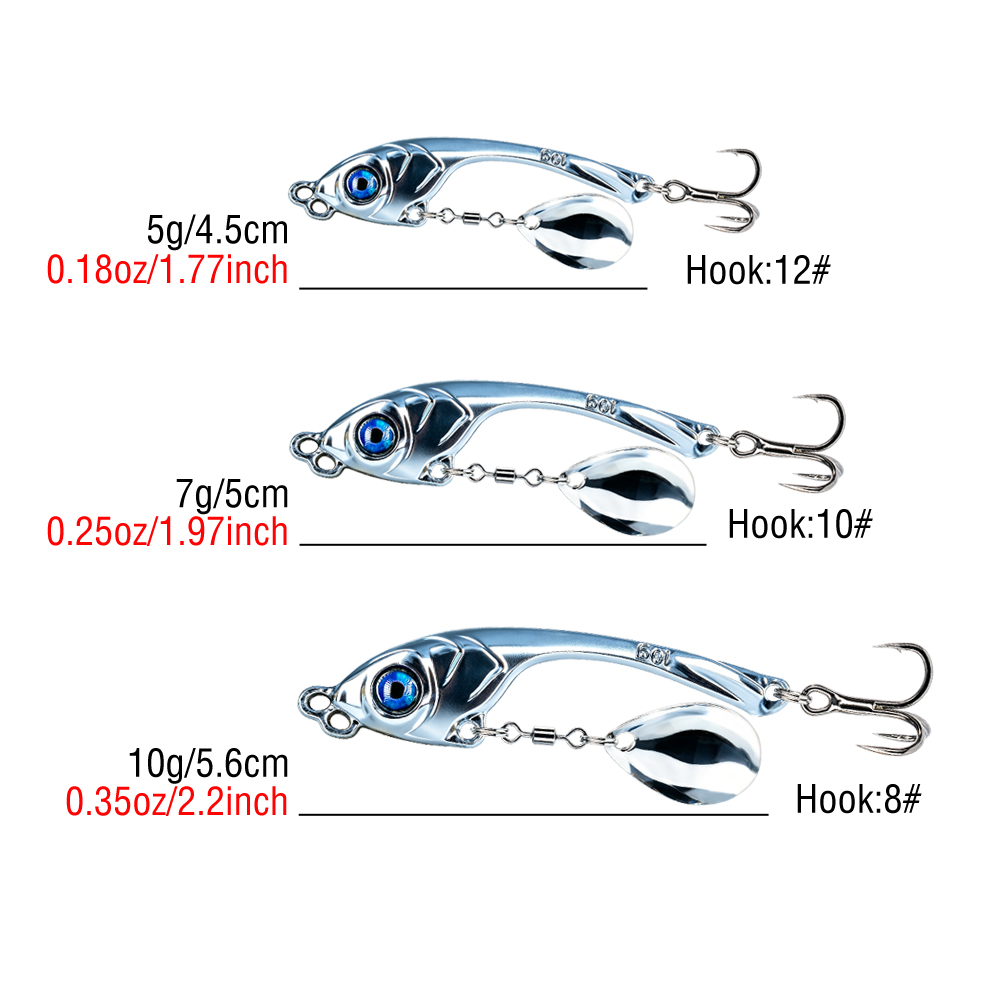 10 szt./pudełko Metalowa Przyn – Fishing Lure Spinnerbait recenzja i cena