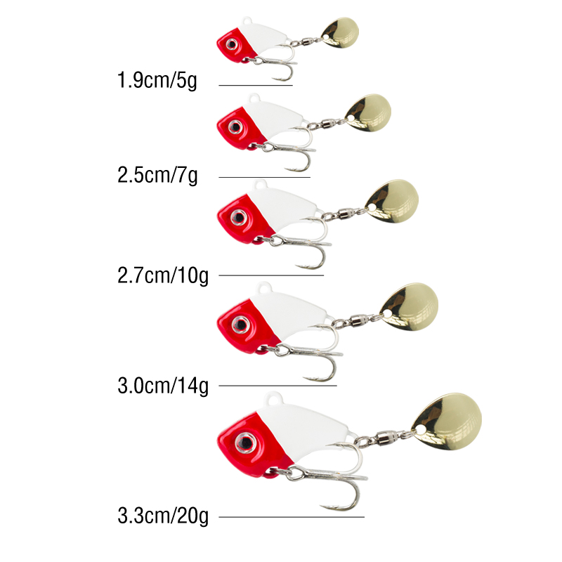 6 szt. 5g/7g/10g/14g/20g Obrot – Fishing Lure Spinnerbait recenzja i cena