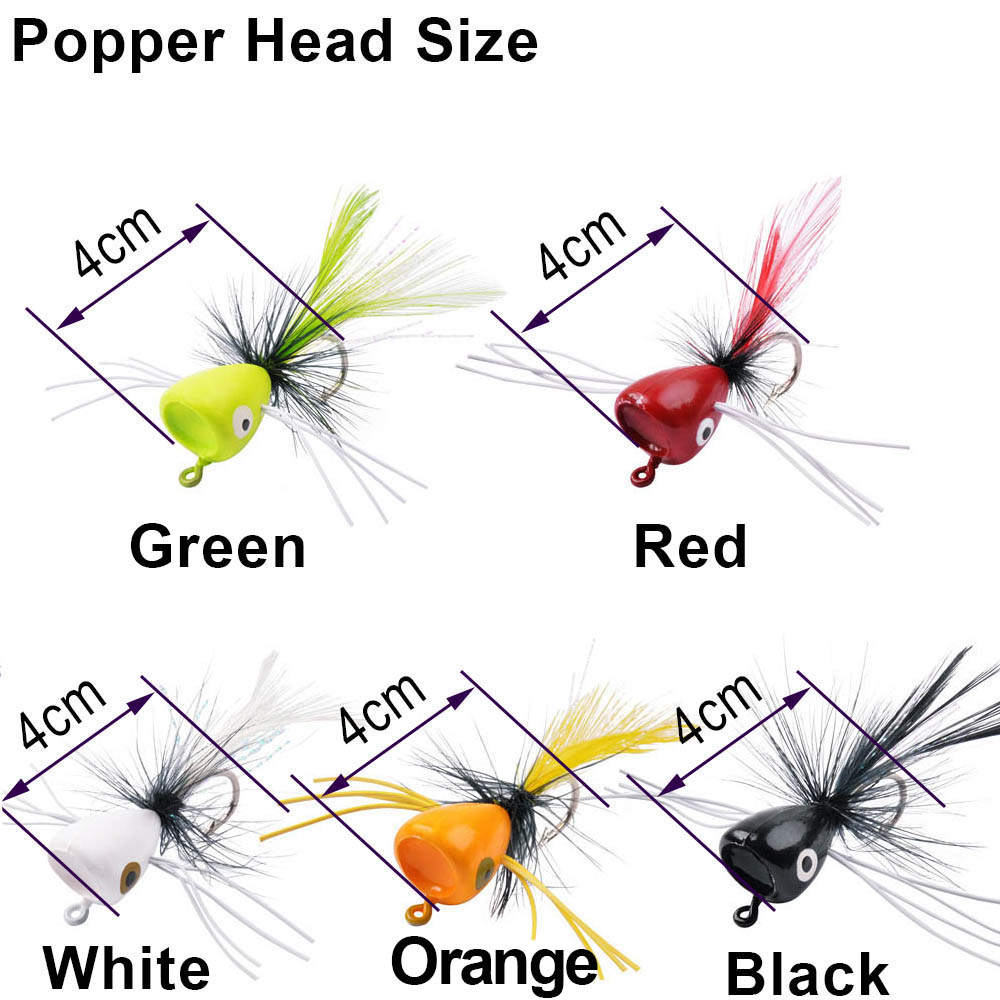 5 sztuk piankowych przynęt muc – Fishing Lure Popper recenzja i cena